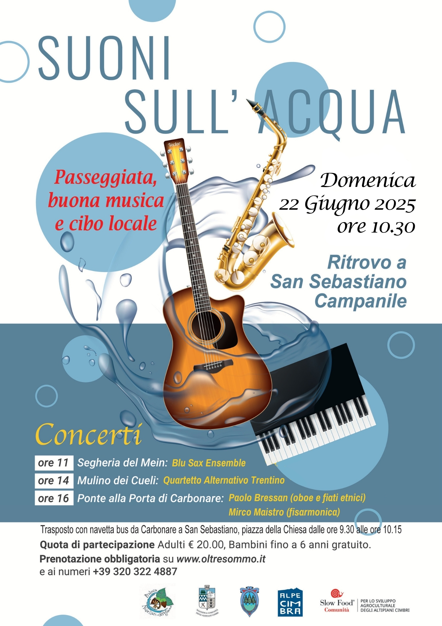 Suoni sullacqua 2025 Proloco Nosellari
