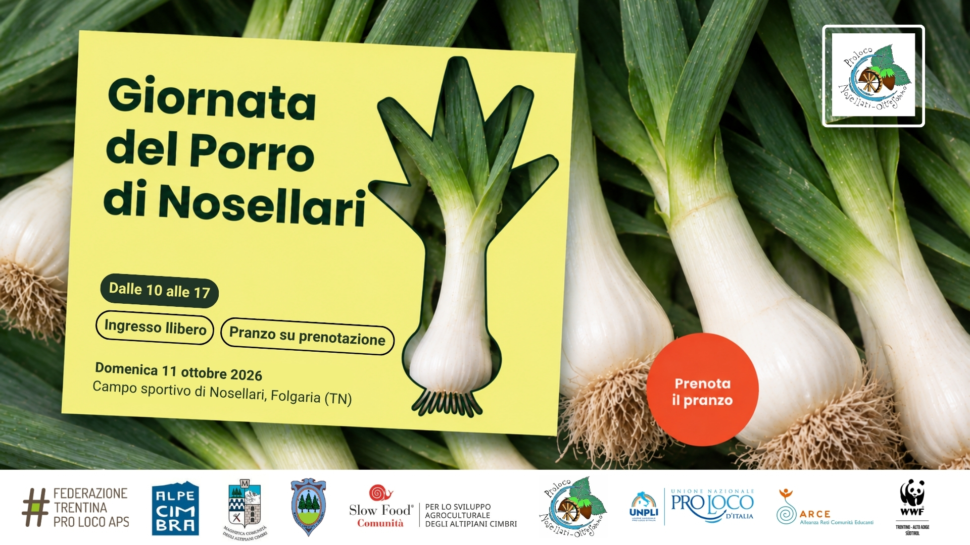 Giornata del Porro di Nosellari - domenica 11 ottobre 2026